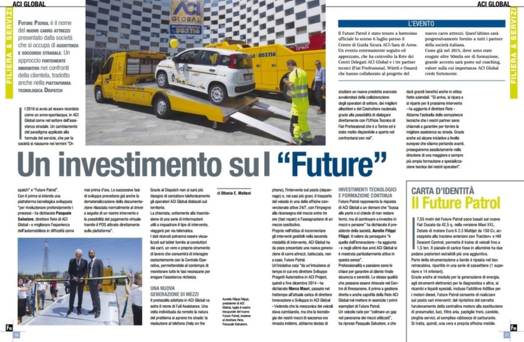 articolo fleet magazine ottobre